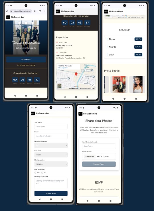 Event website example 1